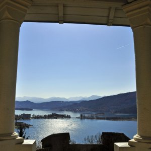 Hohe Gloriette in Pörtschach am Wörthersee - Blick gegen Osten