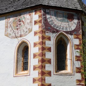 Sonnenuhr Kapelle St. Kathrein Bad Kleinkirchheim
