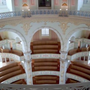 Obere Emporen der Frauenkirche zu Dresden