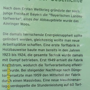 Torfabbau Feldbahn  Adelstettener Moor