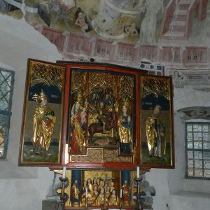 Hans Schnatterpeck Altar, St. Georg, Schenna
