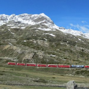Bahn in 2200 m Seehöhe