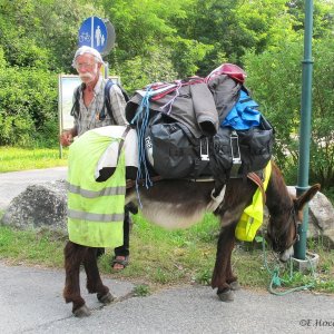 Rast auf der Pilgerreise