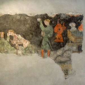 Neidhart-Fresken: Schneeballschlacht