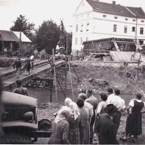 Nach dem Hochwasser - Manktal 1959