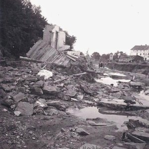 Nach dem Hochwasser - Manktal 1959