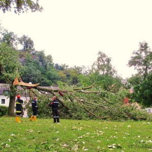 Gewittersturm überm Donausee