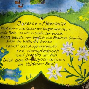 Meerauge im Bodental (Kärnten) - Sage