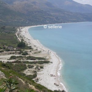 Einsamer Strand in Albanien