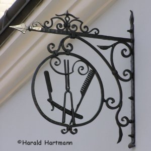 Hauszeichen - Friseur