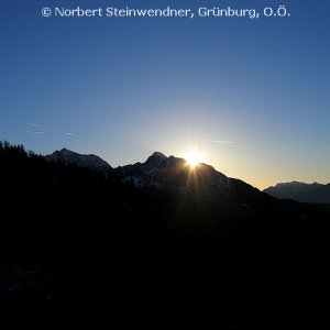 Abend am Berg