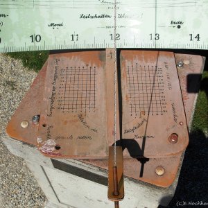 Äquatorial-Sonnenuhr