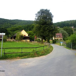 Straße Ursprungblick in Richtung Ursprung-Quelle- Graz Stattegg