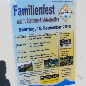 Plakat zum Familienfest