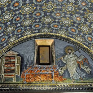 Mausoleum der Galla Placidia in Ravenna (Italien)