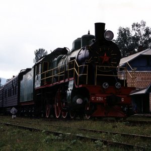 Dampflokomotive Vorokhta