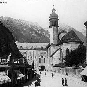 Innsbruck, Hofkirche historische Aufnahme
