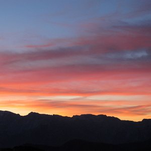 Sonnenaufgang am Traunstein