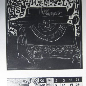 Februar: Schreibmaschine