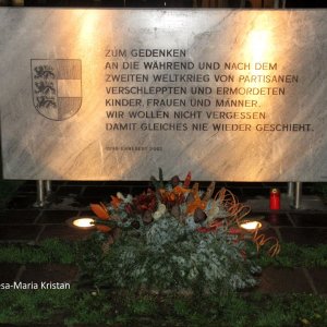 Gedenktafel vor dem Klagenfurter Dom