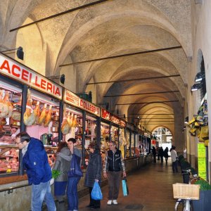 Markthalle im Palazzo della Ragione in Padua