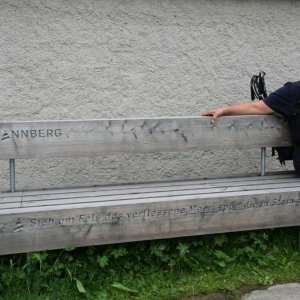 "Sprechende Bänke" am Tannberg (Auswahl)