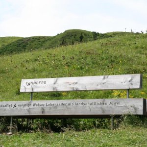 "Sprechende Bänke" am Tannberg (Auswahl)