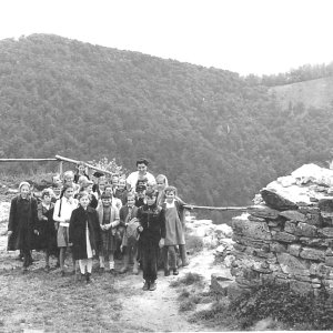 Schulausflug 1957 Ruine Aggstein