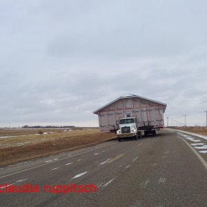 Haustransport in Saskatchewan, Kanada