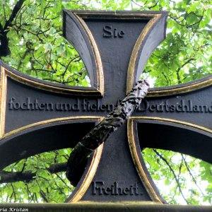 Detail Ferdinand von Schill-Denkmal in Braunschweig