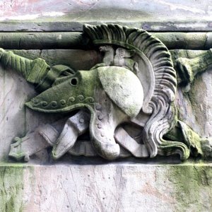 Detail Ferdinand von Schill-Denkmal in Braunschweig
