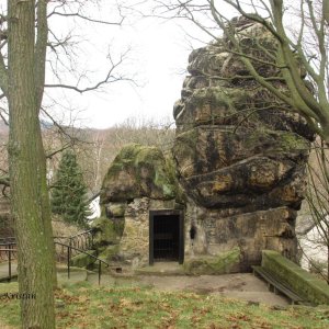 Der Klusfelsen bei Goslar