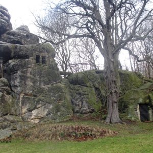 Der Klusfelsen bei Goslar