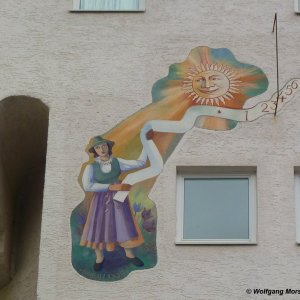Sonnenuhr Textilfabrik Imst