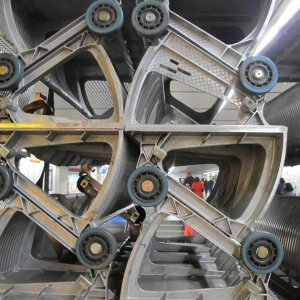 Rolltreppe – verpackt
