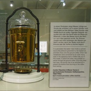 Kaffeemaschinen im Technischen Museum Wien