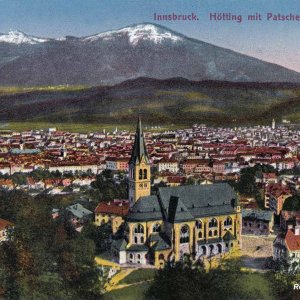 Innsbruck. Hötting mit Patscherkofel