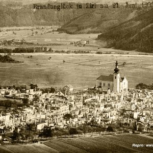 Brandunglück in Zirl am 21. Juni 1908