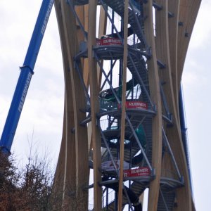 Baustelle auf dem Pyramidenkogel (Kärnten)