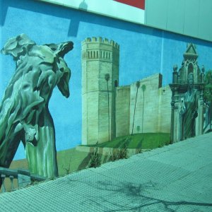 Graffiti in Jerez, Andalusien