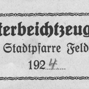 Beichtzettel 1924