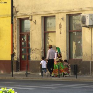 Familienspaziergang, Oradea