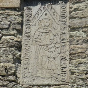 Detail Fassade Evangel. Kirche Bistritz