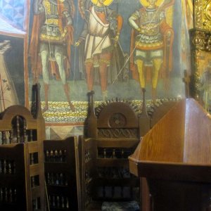 Detail Innenraum, Moldaukloster Moldovita