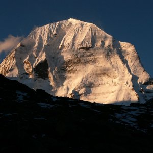 Mount Kailash am späten Nachmittag