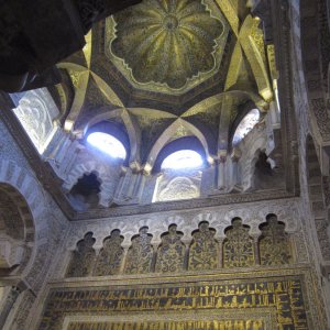 Cordoba - Mezquita - Marmorkuppel des Mihrab