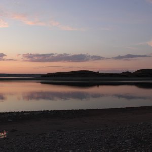 Enfield Bay am Lake Diefenbaker in der Abendsonne