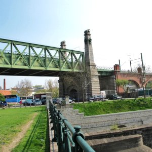 Brücke über die Zeile