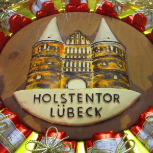 Holstentor Lübeck- Lübecker Marzipan