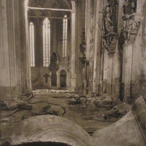 Kriegszerstörung St.Marien zu Lübeck